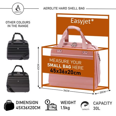 Aerolite Easyjet Maximum Size 45x36x20cm New Summer 2025 Hand Cabin Ap