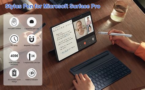 Amazon.com: Surface Pen for Microsoft Surface Pro 11/10/9/X/8/7/6/5 ...