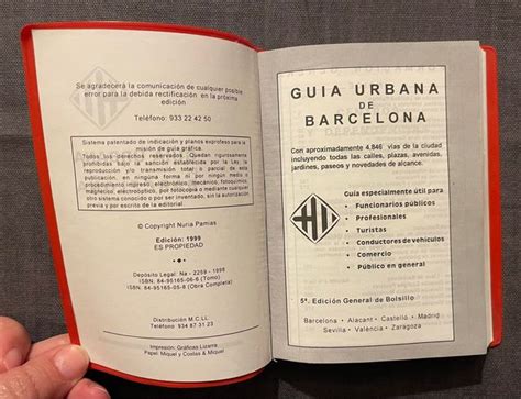 Guía Urbana De Barcelona De Segunda Mano Por 5 Eur En La Riera De Gaià