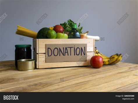 Food Donation Concept Image And Photo Free Trial Bigstock