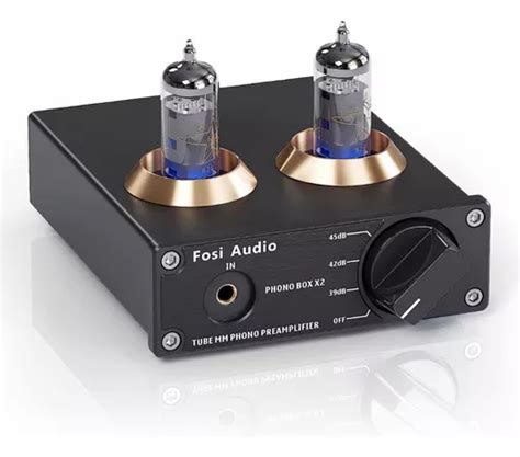 Fosi Audio Box X2 Preamplificador De Bulbos Para Phono Envío gratis