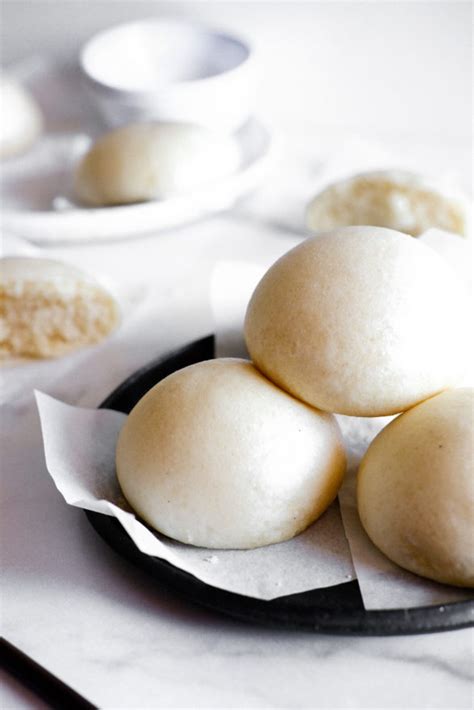 Black Sesame Steamed Buns - One Happy Bite