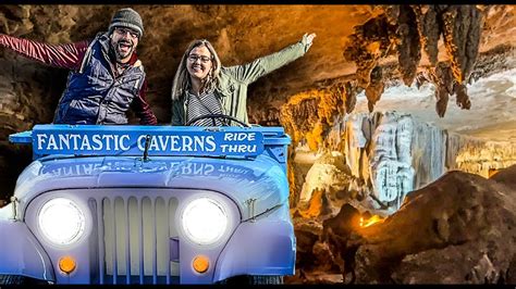 Fantastic Caverns The Only Ride Through Cave In America Youtube