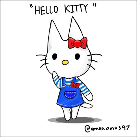 Hello Kitty- Sanrio/Animal Crossing crossover on Behance