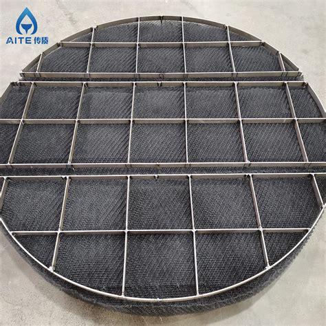 Ss L Metal Wire Mesh Mist Eliminator Demister Pad Filter For Chemical