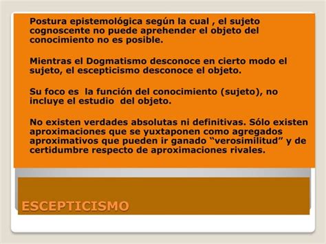 CORRIENTES EPISTEMOLÓGICAS PPT