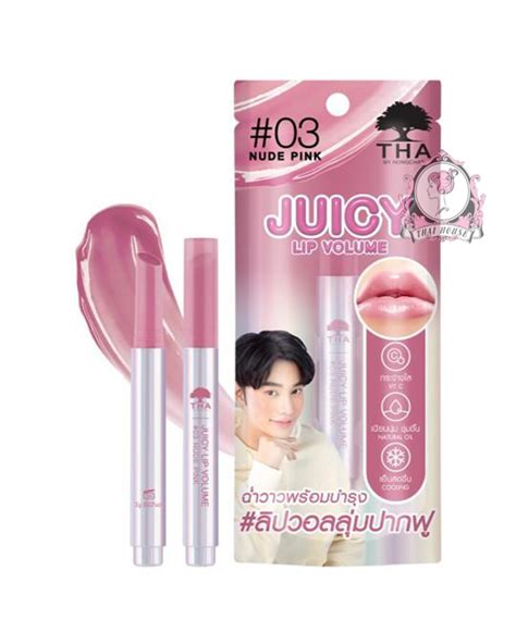 THA JUICY LIP VOLUME NUDE PINK 03 Thai House Cosmetics