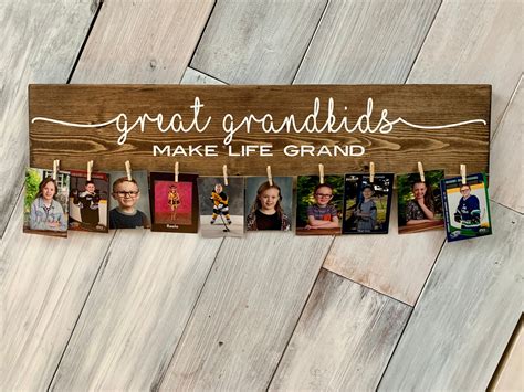 Great Grandkids Make Life Grand 24 Art Display Signs Etsy