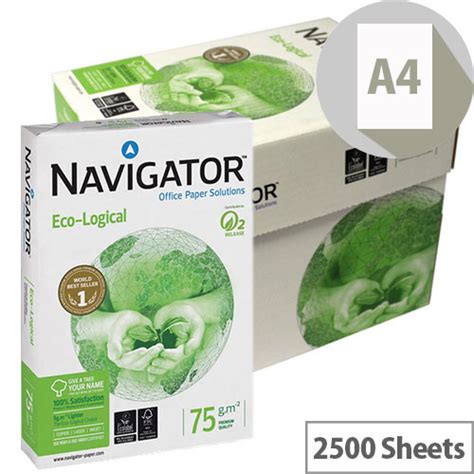 Navigator Eco Logical Paper A4 75gsm Hunt Office Uk