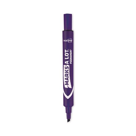 Marks A Lot Permanent Marker Purple Ap Non Toxic Chisel Tip Msc