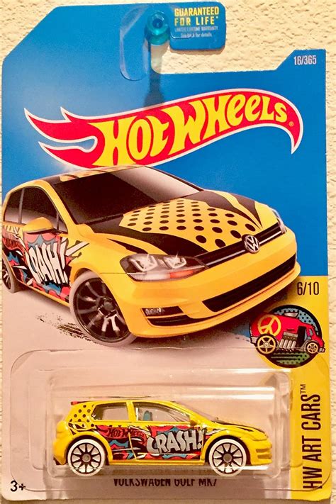 Amazon Hot Wheels 2017 HW Art Cars Volkswagen Golf MK7 16 365