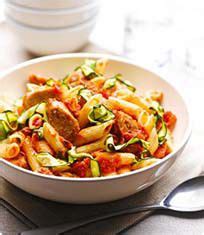 Saucy Sausage And Courgette Pasta Sainsbury S