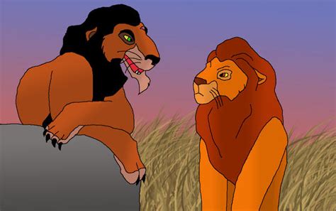 Mufasa and Scar by Crocuta1990 on deviantART