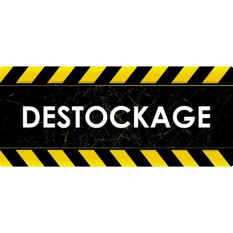 Sticker Destockage Bandeau Magasin Sticker A Moi Etiquette Autocollant