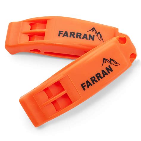 Emergency Safety Whistle Lightweight Plastic Survival Whistles