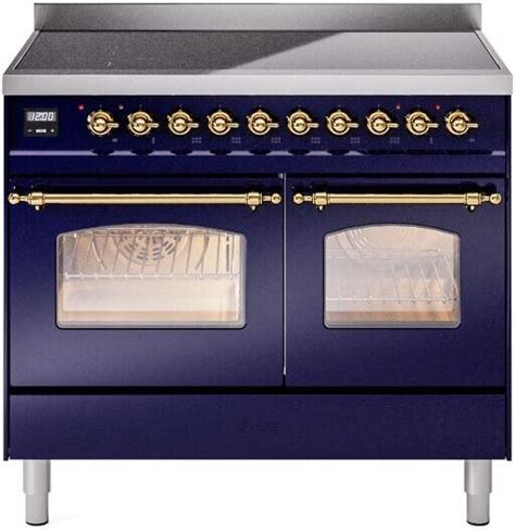 Ilve UPDI406NMPMBG 40 Inch Freestanding Induction Range With 6 Elements