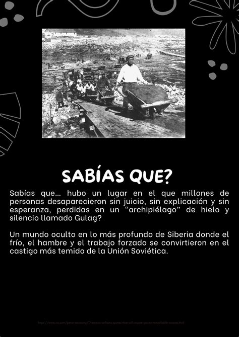 Sr.Cerebro - Sabías que… el Gulag fue un enorme “archipiélago” de