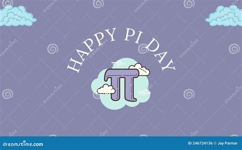 Happy Pi Day Facebook Cover Stock Illustration Illustration Of Text