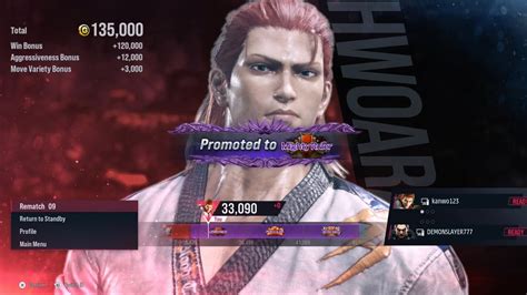 Tekken 8 Hwoarang Being Promoted To Mighty Ruler Youtube