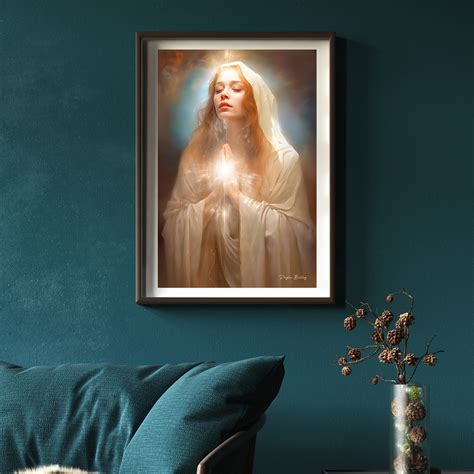 St Mary Magdalene Wall Art Prints Catholic Art Prints Gifts Spiritual Wall Art Gifts for Her Him ...