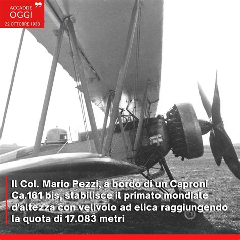 Aeronautica Militare On Twitter AccaddeOggi Il 22 Ottobre 1938 A