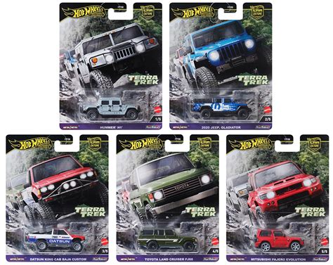 Hot Wheels Premium Terra Trek Komplekt Mudelauto Ee