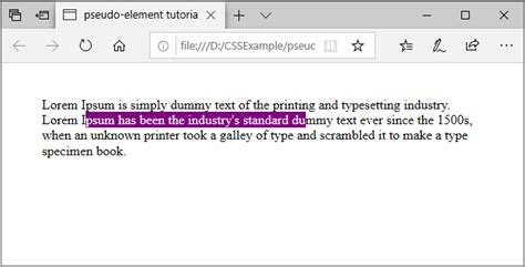 Css Pseudo Element Selectors Tutorial In Hindi Pseudo Element Property