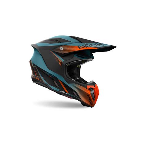 Casque Airoh Twist Shard Orange Matt Casques Moto Tout Terrain