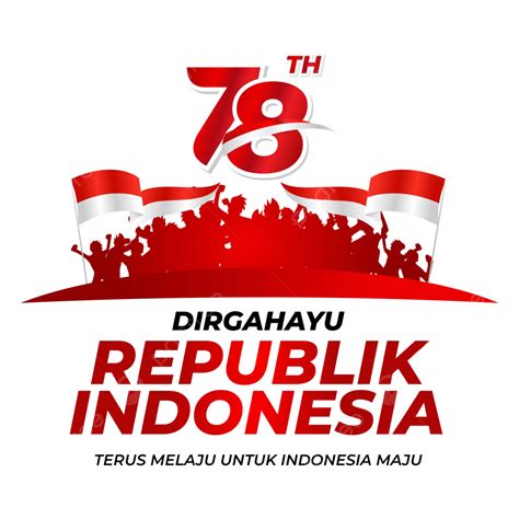 Banner 17 Agosto Festa Dellindipendenza Dellindonesia 2023 Con Logo 78 ° Anniversario