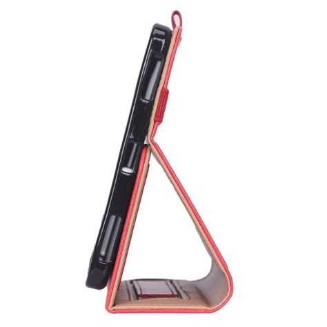 Luxe Stand Flip Cover Hoes Samsung Galaxy Tab A Rood