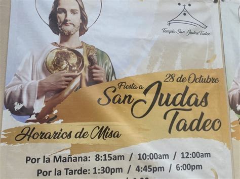 Se preparan para celebrar día de San Judas Tadeo