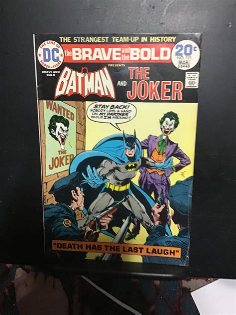 The Brave And The Bold 111 1974 The Joker Mid High Grade Black