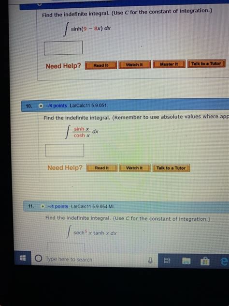 Solved Find The Indefinite Integral Use C For The Constant Chegg