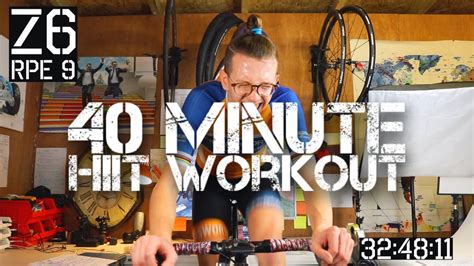 HIIT Indoor Cycling Workout Russian Steps 40 Minute Workout YouTube