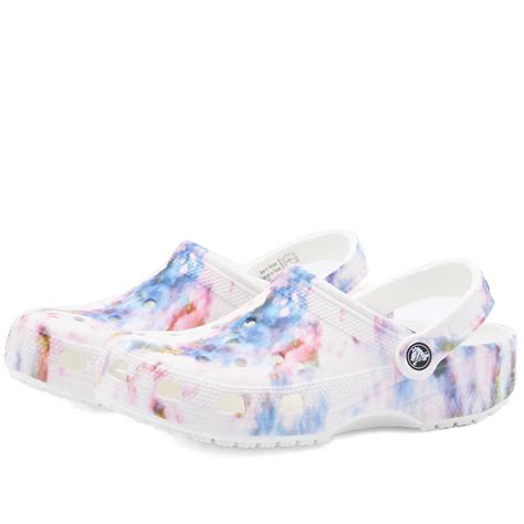 Crocs Classic Tie Dye Graphic Clog Garnet Multi End De