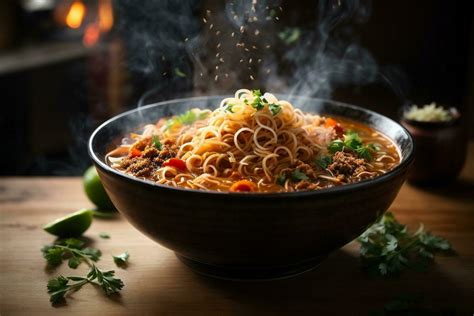 Tempting Hot Spicy Noodles Generative AI 30494371 Stock Photo At Vecteezy