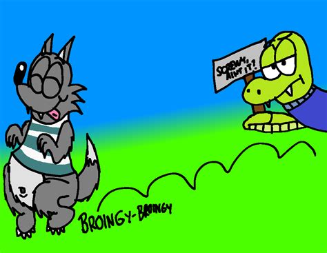 Follow The Bouncing Wolf By Brendandoesart On Deviantart