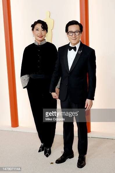 Echo Quan and Ke Huy Quan attend the 95th Annual Academy Awards on ...