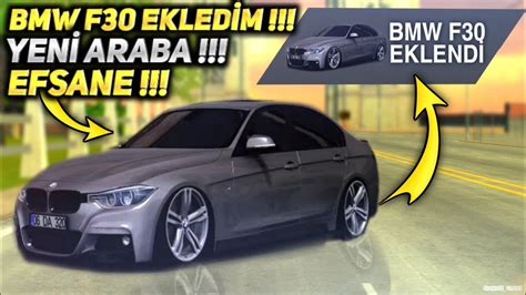 BMW F30 YAPMAK YENİ ARABA EFSANE Car Parking Multiplayer