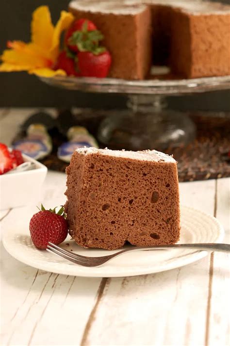 Chocolate Angel Food Cake Baking Sense