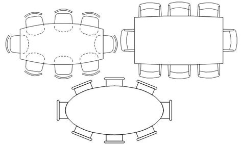 Seater Dinning Table Cad Blocks In Autocad Dwg File Cadbull