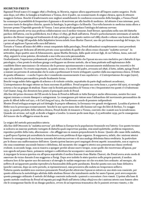 La vita e le opere di Sigmund Freud | Appunti di Filosofia | Docsity