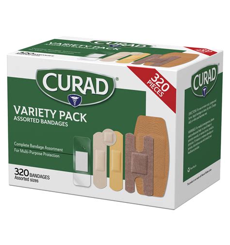 Bandage Variety Pack Assorted Sizes Count Curad Bandages