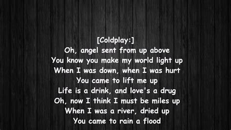 Coldplay Hymn For The Weekend Lyrics Youtube