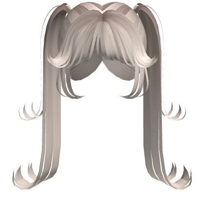 Platinum Blonde Wispy Layered Fairy Pigtails Hime Roblox