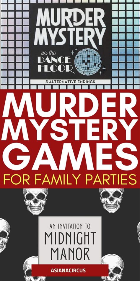 34 Best Murder Mystery Party Games For Adults - Asiana Circus