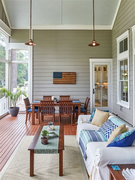 Back Porch Beach Style Verandah Charleston By Coastal Signature