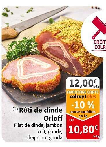 Promo R Ti De Dinde Orloff Chez Colruyt Icatalogue Fr