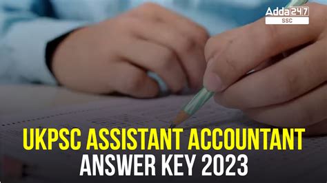 UKPSC Assistant Accountant Answer Key 2023 Out