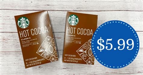 Starbucks Hot Cocoa Mix Is 5 99 Kroger Krazy